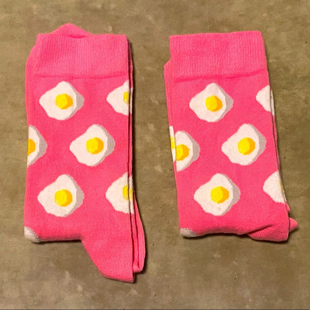 Eggs 🍳 Socks! New, Never Worn Medium Socks 🧦